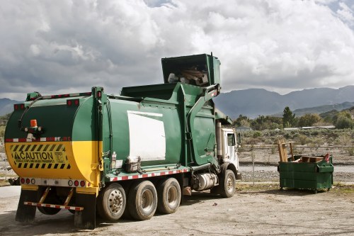 Recycling and donation process during office clearance